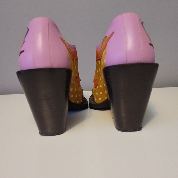 Fluevog Signature Dali Contrast Lace Up Shoes, VGUC, size 9 - Picture 11 of 13